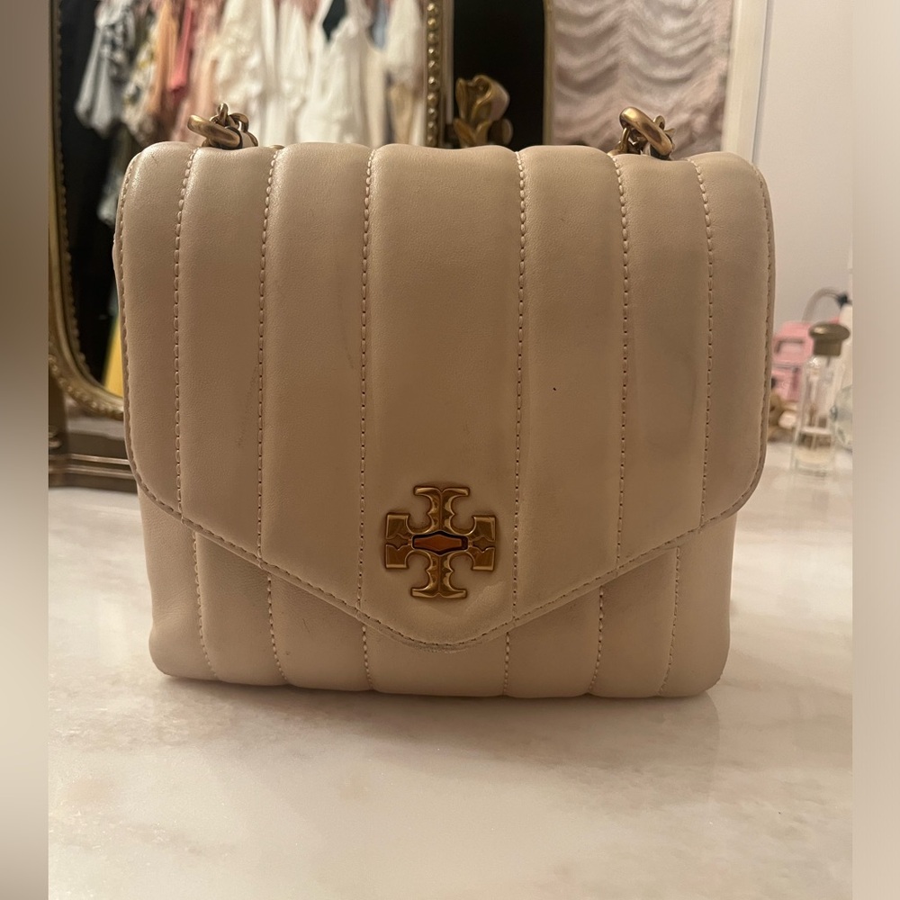 Tory Burch Kira Square Leather Handbag
